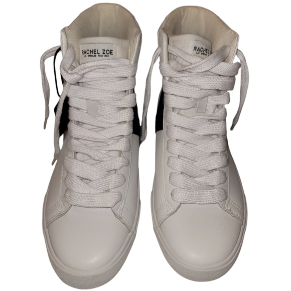 Rachel Zoe Guinene Leather Hi-top Sneaker Women's Size 9 - Picture 1 of 10